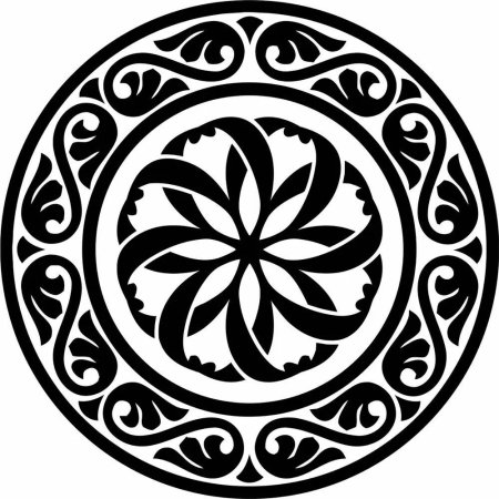 Армянский орнамент круговой