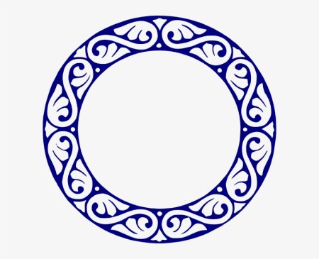 Казахский орнамент круглый