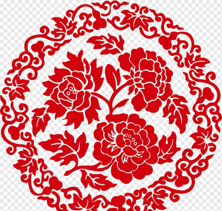 Китайский орнамент пион