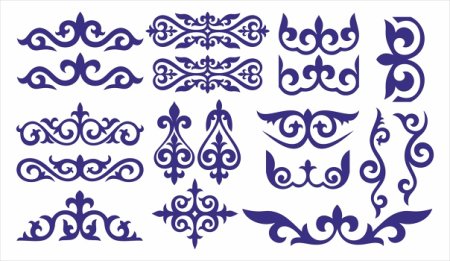 Казахские узоры