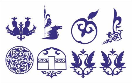 Казахский орнамент современный