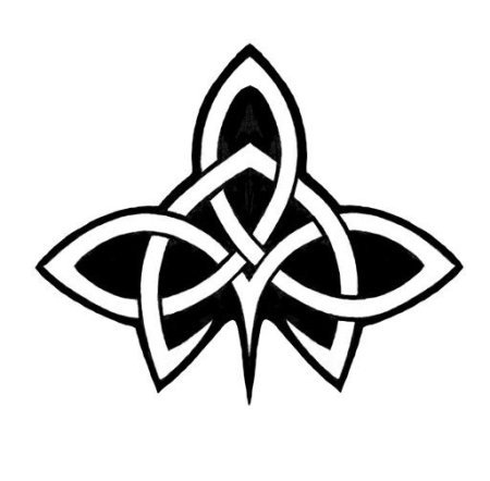 Трилистник тату Кельтский