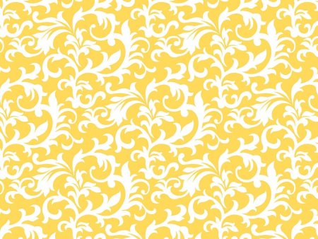 Желтый фон с орнаментом