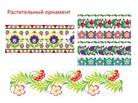 Растительный орнамент в полосе