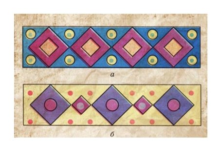 Геометрический орнамент в полосе
