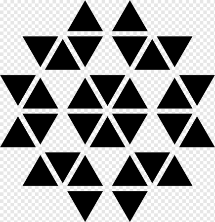Орнамент из треугольников