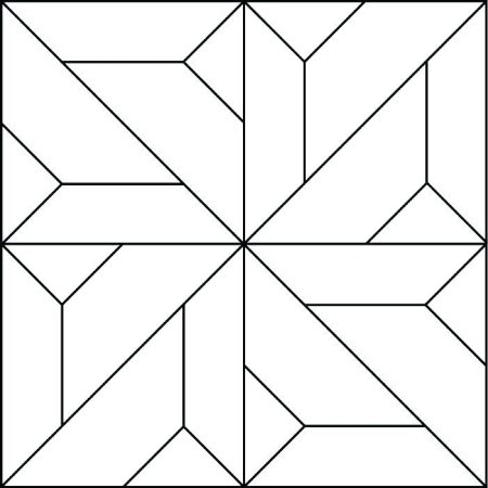 Геометрический орнамент несложный