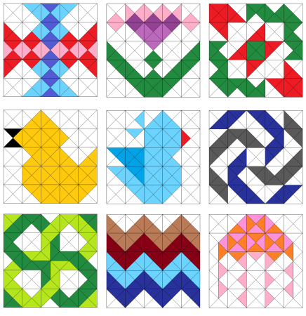 Рисование в квадрате геометрического узора