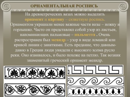 Фризовая композиция древняя Греция