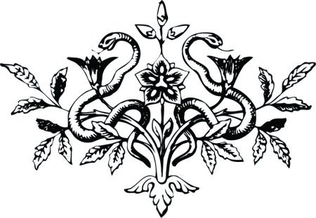 Орнамент змейка