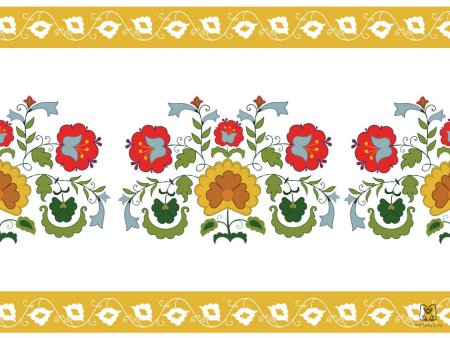 Татарский орнамент в полосе