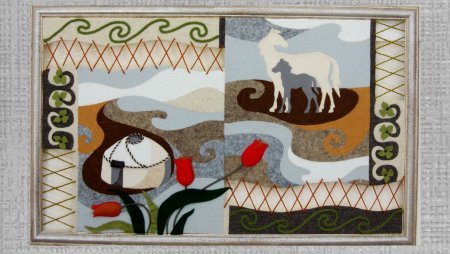 Панно в национальном стиле