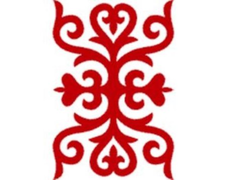 Адыгский орнамент вектор