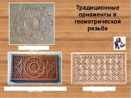 Геометрическая резьба растительный орнамент