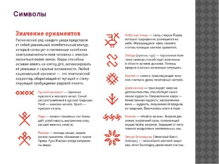 Вышивка у славян значение орнаментов