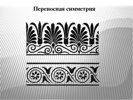 Трансляционная симметрия скользящая симметрия