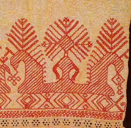 Карельская вышивка солярные знаки
