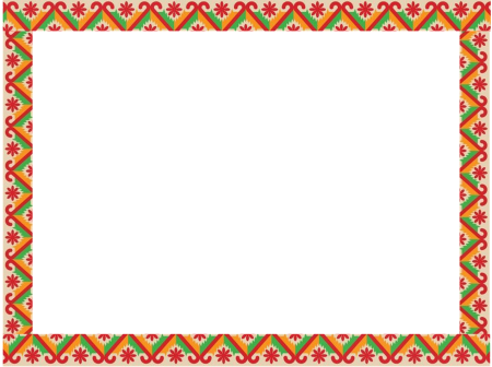 Рамка в русском народном стиле
