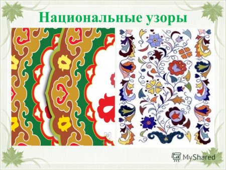 Татарский национальный орнамент Сабантуй