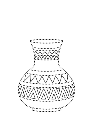 Рисунок ваза с орнаментом (49 фото)