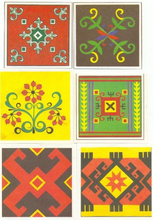 Солярный знак Башкирский орнамент