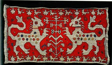 Русская народная вышивка Барсы