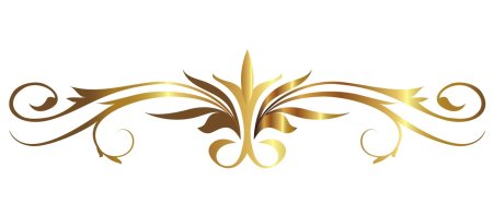 Золотистые вензеля