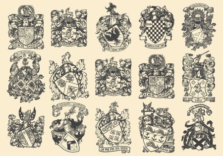 Виды орнаментов геральдический
