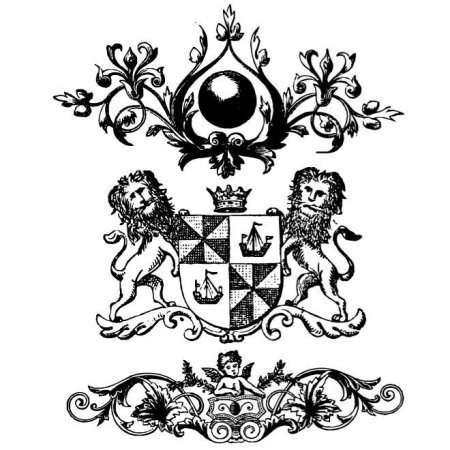 Геральдическая Лилия узор