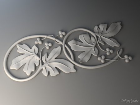 Виноградная лоза лепнина 3d model