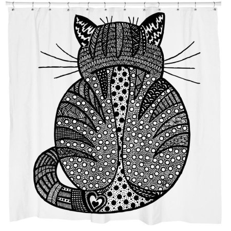 Стилизованные коты в графике