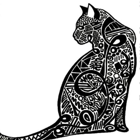 Кот орнамент