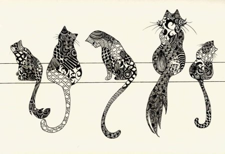 Стилизация кота