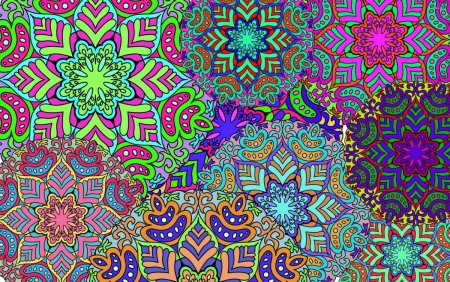 Яркие узоры