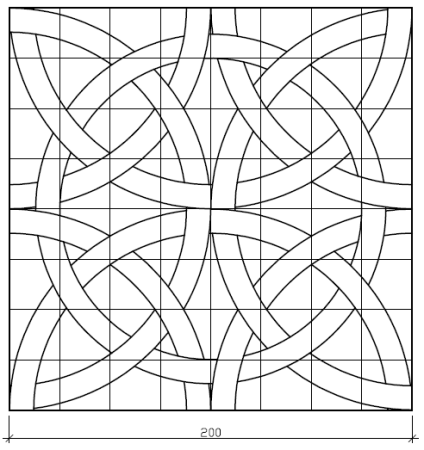 Орнамент черчение