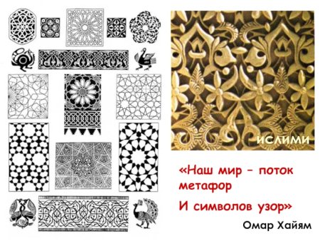 Ислими орнамент схема
