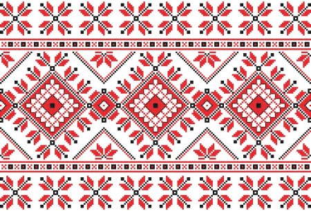 Украина орнамент вышиванок вектор