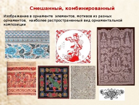Ленточный Мезенский орнамент