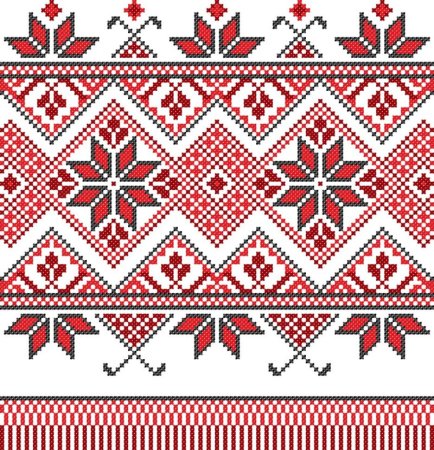 Мордовский национальный узор