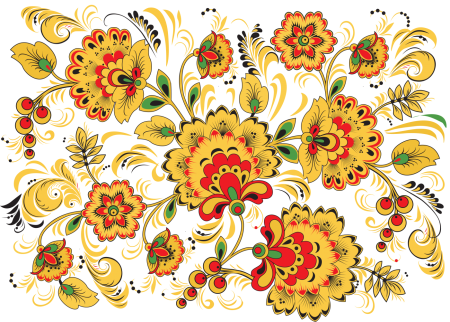 Хохломская роспись фоновая роспись