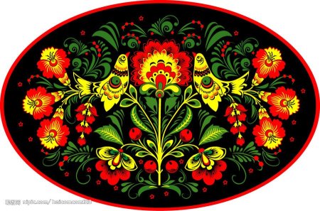 Народная Хохломская роспись