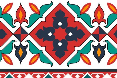 Азербайджанский национальный орнамент Бута