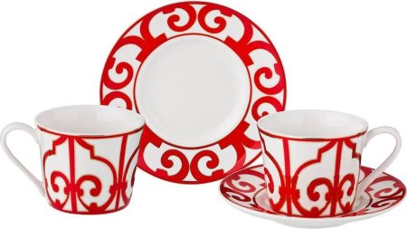 Кофейный набор на 2 персоны 4пр. 80мл. 359-469