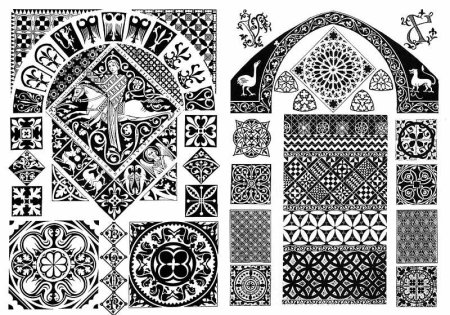 Готические трафареты