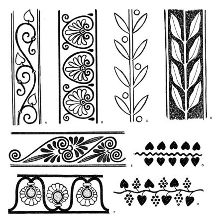 Древний Рим орнамент растительный