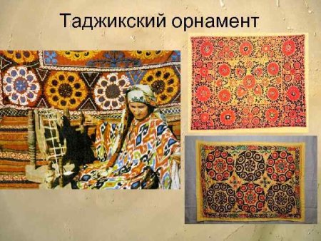 Таджикский национальный орнамент чакан вектор