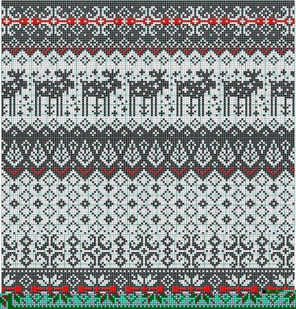 Жаккард Fair Isle схемы