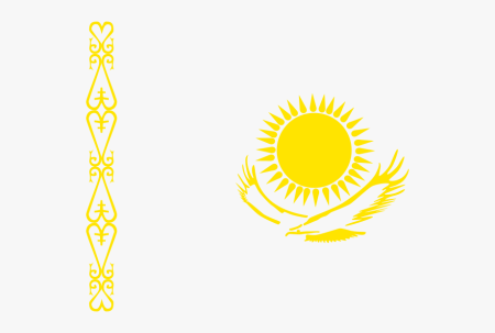 Символ флага Казахстана