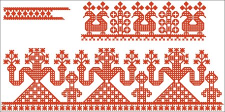 Вологодские вепсы орнамент