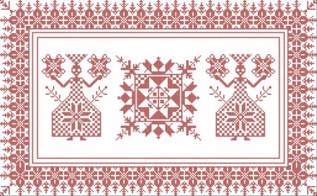 Великорусские узоры из коллекции Далматова